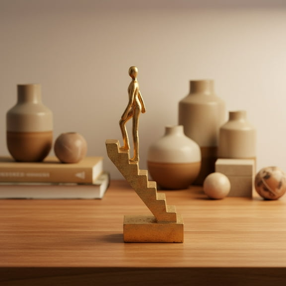 Kinsley Resin Climb Stairs Figure