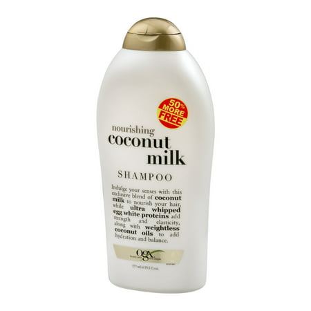 OGX Nourishing Coconut Milk Shampoo, 19.5 FL OZ