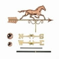 thumbnail image 3 of Good Directions Galloping Horse Weathervane, Polished Copper - 24"L, 3 of 4