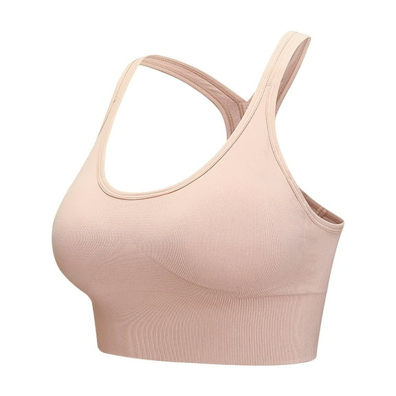VerPetridure Sports Bras for Women Padded Plus Size Sports Underwear Women's Beautiful Back No Underwire Shockproof Bra Vest Type Fitness Bra