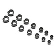 thumbnail image 1 of Esquirla 7 Pairs Heart Acrylic Body Piercing Tunnel Expander Ear Plugs Assorted Size, 1 of 8
