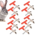 thumbnail image 4 of Small Design Nipple Drinkers, With A Double Sealant Pad Spring Type Nipple Drinkers, Durable For Rabbit, 4 of 8