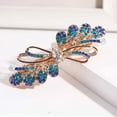 thumbnail image 2 of Elegant Vintage Rhinestone Hair Clip - Colorful Metal Barrette for Women's Hair Accessories, 2 of 12