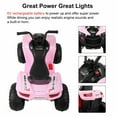 thumbnail image 2 of Veryke Kids Ride-on ATV, Cars for Kids, Electric Kids Ride on Truck Cars, Double Drive Motor Battery Motorized Vehicles, Gift for Children, Pink, 2 of 8