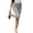 Gray, variant on Women's Capri Leggings with Fold-over Waistband, Sexy Slim Fit Yoga Pants, Stretchy Ruched Workout Trousers for Gym and Running