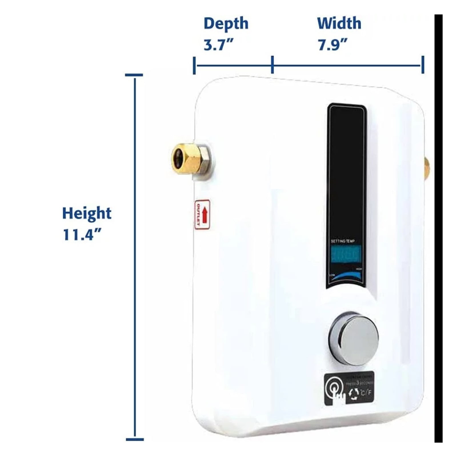 11 KW Electric Tankless Water Heater, Hot Water Heater Instant Tankless Water Heater ,Safety Protections