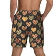 thumbnail image 4 of Gaeub Heart Mens Swim Trunks Stretch Beach Shorts Quick Dry for Men Swim Shorts Swimwear with Pockets- Medium, 4 of 9