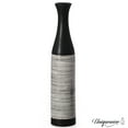 thumbnail image 6 of Handcrafted Black and White Waterproof Ceramic Floor Vase - Neat Classic Bottle Shaped Vase, Freestanding Floor Vase, 6 of 7