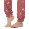 thumbnail image 6 of Fruit of The Loom Women's Boyfriend Top & Jogger Pajama Sleep Set, Sizes S-4X, 6 of 11