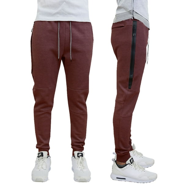 Galaxy by Harvic - Men's Tech Fleece Jogger Sweatpants With Zipper Pockets - Walmart.com