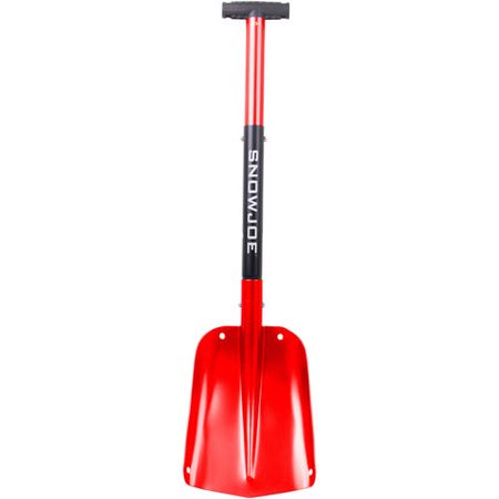 Snow Joe All-Purpose Aluminum Telescoping Compact Utility Shovel (Red)