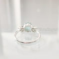 thumbnail image 5 of Hexagon Aqua Chalcedony Ring, 925 Sterling Silver, Women Ring, Natural Chalcedony, Christmas, Thanksgiving, Tiny Dainty Ring, Marquise CZ Ring, Handmade, Statement Jewelry, Wedding, Anniversary Gift, 5 of 8