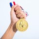 thumbnail image 4 of Concurso de medallas Colección de medallas Útiles escolares conmemorativos Oro JShteea Para Estrenar, 4 of 8