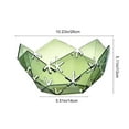 thumbnail image 3 of Kumdkd Christmas Snowflake Serving Tray 10 inch Green Plastic Fruit Snack Bowl, Decorative Holiday Serving Platter for Candy, Nuts, Appetizers, Festive Party Decor and Gift Idea, 3 of 6