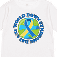 thumbnail image 4 of Inktastic World Down Syndrome Day March 21 with Planet Earth Boys or Girls Long Sleeve Toddler T-Shirt, 4 of 5