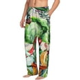 thumbnail image 3 of Kdxio Vegan1 Print Men's Sleep Pajama Pant Lounge Pants with Pockets, 3 of 8