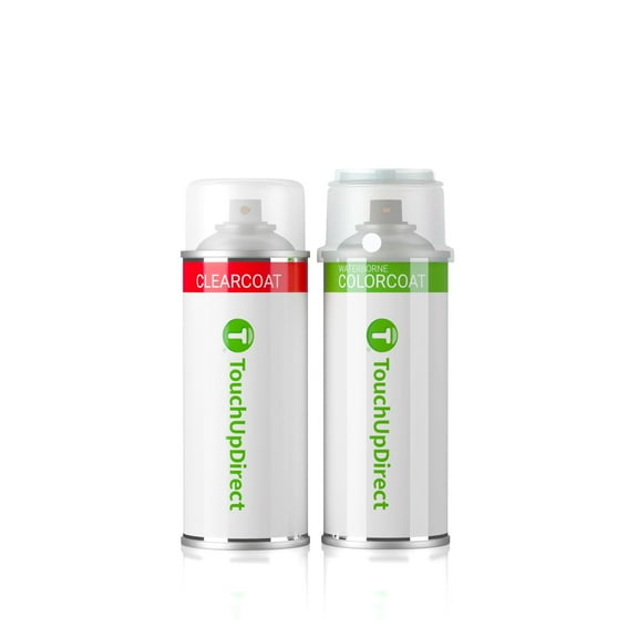 TouchUpDirect 300 Alpine White III Compatible with BMW Exact Match Touch Up Paint Aerosol - Essential Kit