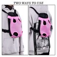 thumbnail image 5 of Dog Cat Carrier Backpack Adjustable Frontpack Carrier Outdoor Travel Bag Legs Out Easy-Fit for Small Medium Pets Puppiies, 5 of 8