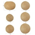 thumbnail image 7 of Cheers US Woven Placemats for Dining Table - Natural Wicker Placemats, Adorable Thick Rustic Round Kitchen Placemats- All Natural Wicker Tablemats Hand-Braided, 7 of 7