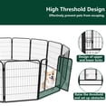 thumbnail image 3 of Cozgesto Dog Playpen Puppy Playpen Portable Pet Outdoor Dog Fence Run Barrier for Medium/Large/Small Dogs Dog Pen Indoor for RV Camping Garden Yard(16 Panels), 3 of 5