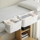 thumbnail image 1 of Extendable Bedside Storage Basket Clip On Bedside Shelf Organizer For Dorm Bedroom, 1 of 7