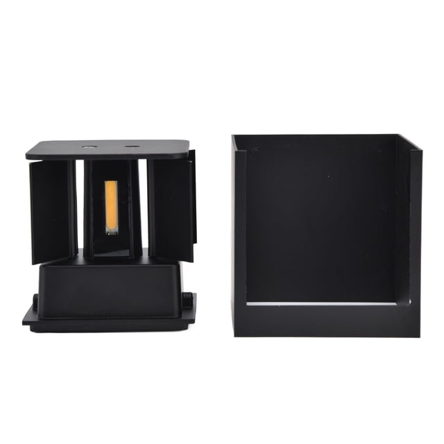 Lámpara de pared, lámpara de pared de 3,9 pulgadas, luz de pared ajustable, luces de pared LED, materiales ecológicos para exteriores Jadeshay A