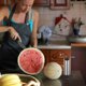 thumbnail image 5 of Cortador de sandía de acero inoxidable, abridor de melón, removedor de hueso de melón, 5 of 5