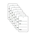 thumbnail image 5 of SSWBasics Large Unstrung White Non-Perforated Price Tags - 1 3/4”W x 2 7/8”H - Pack of, 5 of 5
