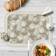 thumbnail image 4 of Table Mat Decorative Heat-Resistant Attractive Luxury Floral Printing Placemat Decoration Gift, 4 of 4