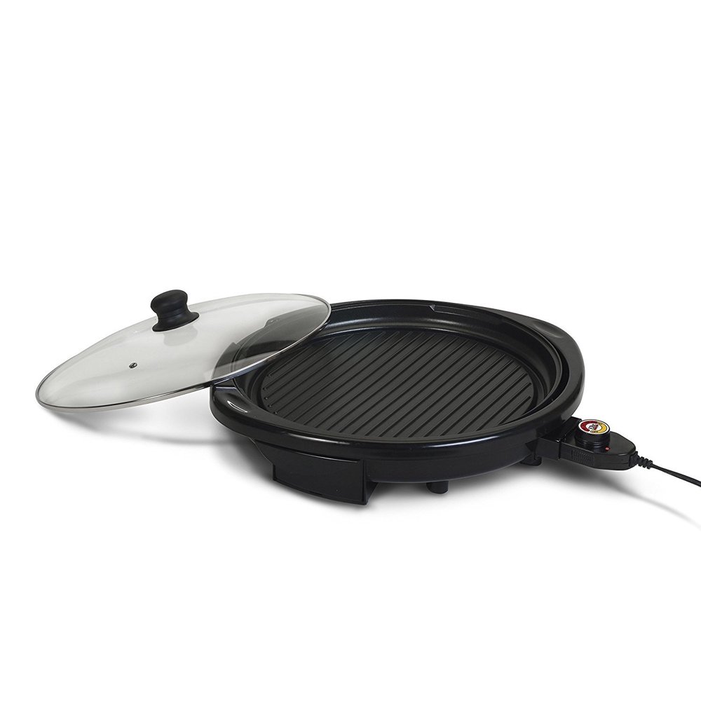 Elite Gourmet EMG980B 14 Electric Indoor Grill, Black