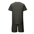 thumbnail image 4 of Short Set Two Piece Outfits Casual T Shirts and Shorts Summer Set Beach Wear Mens Vacation Clothes, 4 of 9