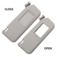thumbnail image 6 of Dasbecan Right Passenger Side Gray Sun Visor With Mirror For TOYOTA RAV4 2006-2013 74310-42452-B2 7431042452B2, 6 of 7