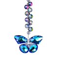 thumbnail image 2 of 1Pcs Crystal Butterfly Suncatchers Hanging Ornaments, Butterfly Sun Catcher Crystals Hanging, Rainbow Maker Sun Catchers indoor Window Ornament, Sparkling Outdoor Patio Garden Decor Gifts Decor,Blue, 2 of 5