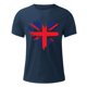 thumbnail image 5 of Mens Casual Manga Corta Botón Abajo Camisetas Estados Unidos Bandera Impresión Cuello Redondo Suéter Camiseta, Poliéster Casual Uso Diario para Hombres, 5 of 5