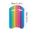 thumbnail image 4 of Tdxkok EPE Foam Swim Kickboard,Rainbow Color Floating Swim Training Board for Ki-ds and Adults,Thick Non Slip Pool Float Aid for Swimming Lessons and Water Exercise, 4 of 7