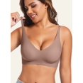 thumbnail image 5 of 5-pack V-shaped sexy bra for women, seamless removable bra pads, adjustable shoulder straps, soft and breathable bras, suitable for all seasons, autumn and winter, suitable for fitness, dating, 5 of 9