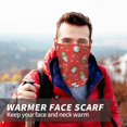 thumbnail image 7 of Neck Gaiter Face Cover Scarf, merry Christmas gnome Soft Face Sun Mask Cover Scarf Headband Cooling Sweat Absorbing Bandanas Hiking Cycling Running, 7 of 7