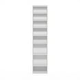 thumbnail image 4 of Furinno Indo 8-Tier Adjustable Shelves Multimedia Media Storage Tower Rack, White, 4 of 6