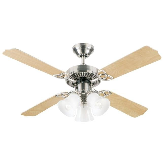 Details about   Ceiling Fan Light 42 Inch Indoor 5 Blade Indoor Pull Chain Small Brushed Nickel 