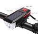 thumbnail image 2 of Faro para bicicleta Luz de bicicleta de carga Solar / USB Lámpara de cuerno de campana de bicicleta Abody Faro para bicicleta, 2 of 7