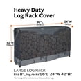 thumbnail image 3 of Classic Accessories StormPro Waterproof Heavy-Duty 8 Ft Log Rack Cover, 3 of 12