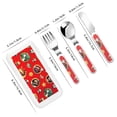 thumbnail image 2 of Picia Mario Pattern Toddler Utensils, Children's Knife, Fork And Spoon Set,Kids Silverware Set with Handle, 430 Stainless Steel, 2 of 8