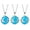 Blue Turquoise, variant on 10pc Quartz Tiger Eye Gem Stone dolphin Pendants Prism Magic Reiki Chakra Amulet-Mixed Color