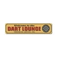 thumbnail image 2 of Dart Lounge Novelty Decor, Metal Wall Sign - 4x18 Inches, 2 of 4