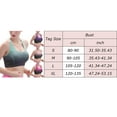 Yzengfg Female Gradual Color Proof Yoga Sports Bra Without Steel Ring