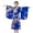 1-Blue743, variant on Girls Traditional Japanese Kimono Robe Satin Floral Kimono Dress, Sizes 7-8