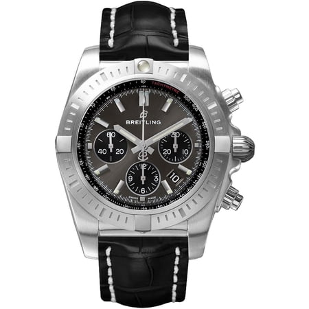 Breitling Chronomat Chronograph Grey Dial Men's Watch AB0115101F1P2