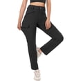 thumbnail image 3 of Hiauspor Womens Cargo Hiking Outdoor pants with 4 Zipper Pockets Qucik Dry Black XXL, 3 of 6