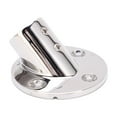 Boat Hand Rail Fitting Stainless Steel 45 Degree Round Base Tube Marine