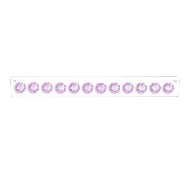 Moins de 5 Porte-Colliers Support de Collier Acrylique Mural Sac de Rangement pour Bijoux avec 12 Crochets en Forme de Collier Porte-Bijoux Cadeaux pour Filles